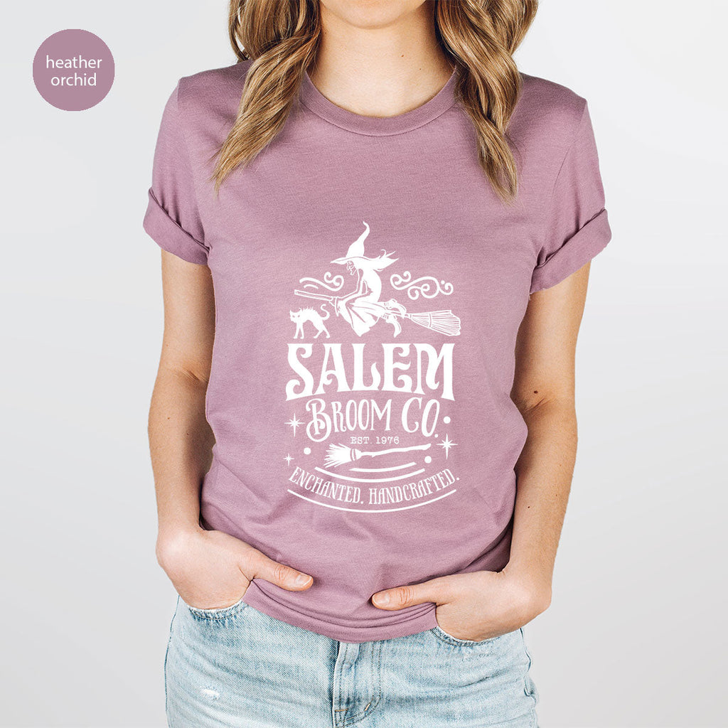 Halloween T-Shirt, Gifts, Salem Graphic Tees, Witchy Witch product image 24