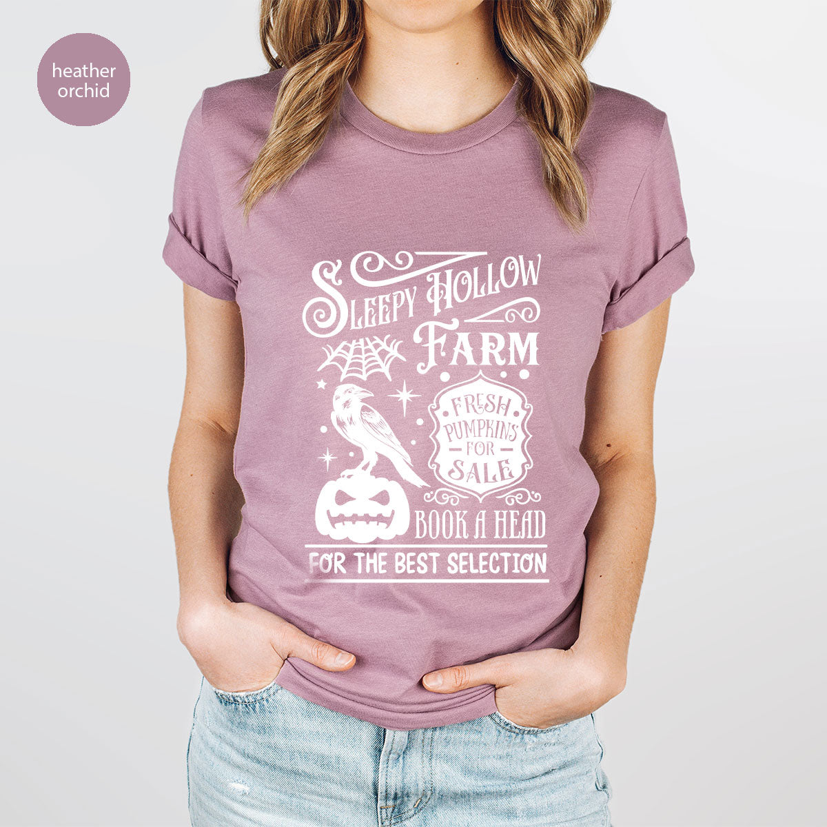 Halloween Sweatshirt, Farmer Outfit, Pumpkin Shirt, Spooky product image 103