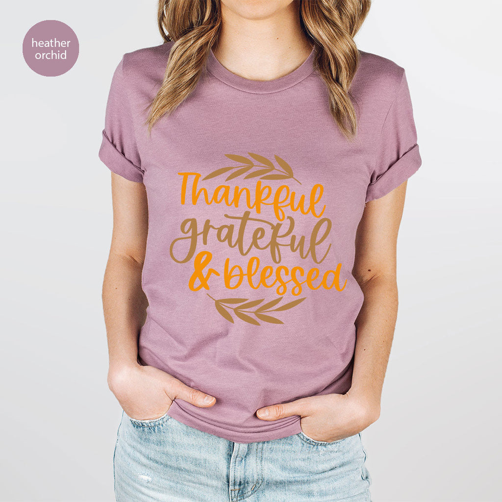 Fall Tshirt, Autumn Clothing, Gift for Her, Happy product image 20