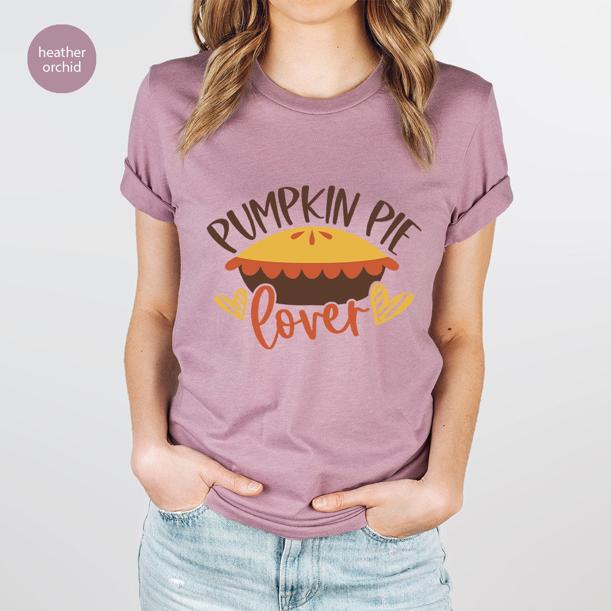 Kids Thanksgiving Shirts, Pumpkin Pie Graphic Tees, Gift product image 53