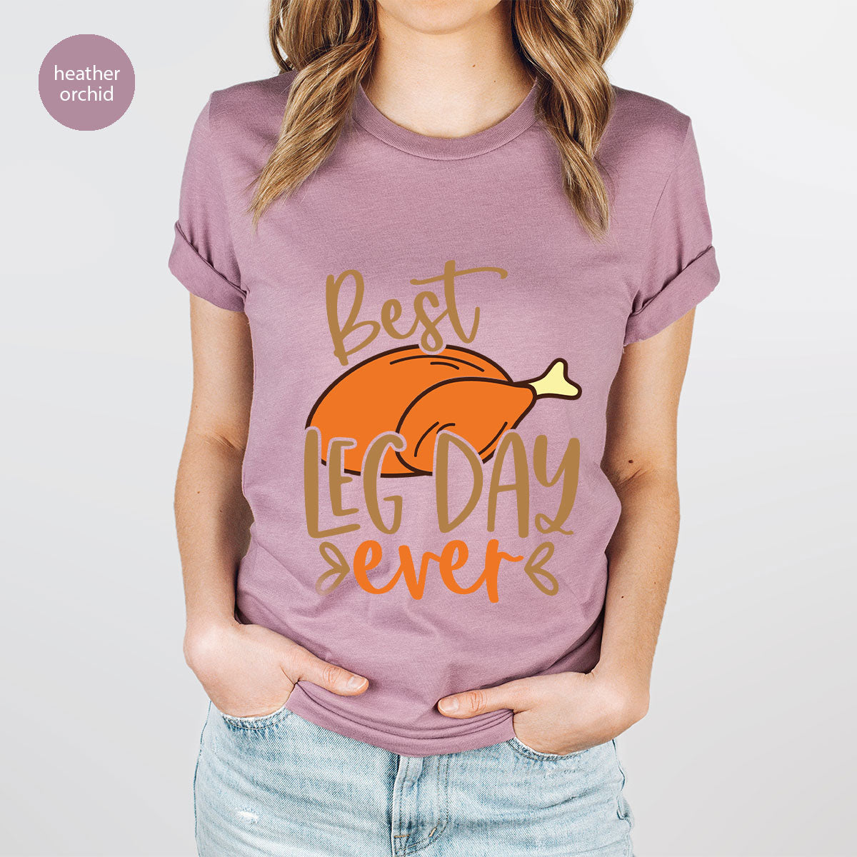 Funny Thanksgiving Shirts, Turkey Graphic Tees, Fall product image 41