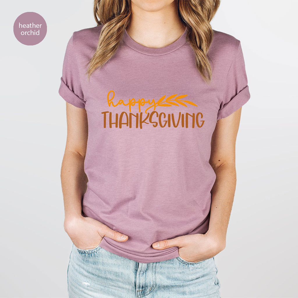 Happy Thanksgiving Shirt, Fall Crewneck Sweatshirt, Family product image 44