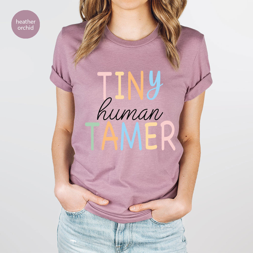Teacher Shirt, Tiny Human Tamer, Kindergarten Preschool product image 124