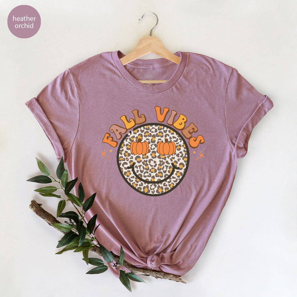 Fall Vibes Smile Shirt, 2022 T-Shirt, Funny Thanksgiving product image 22
