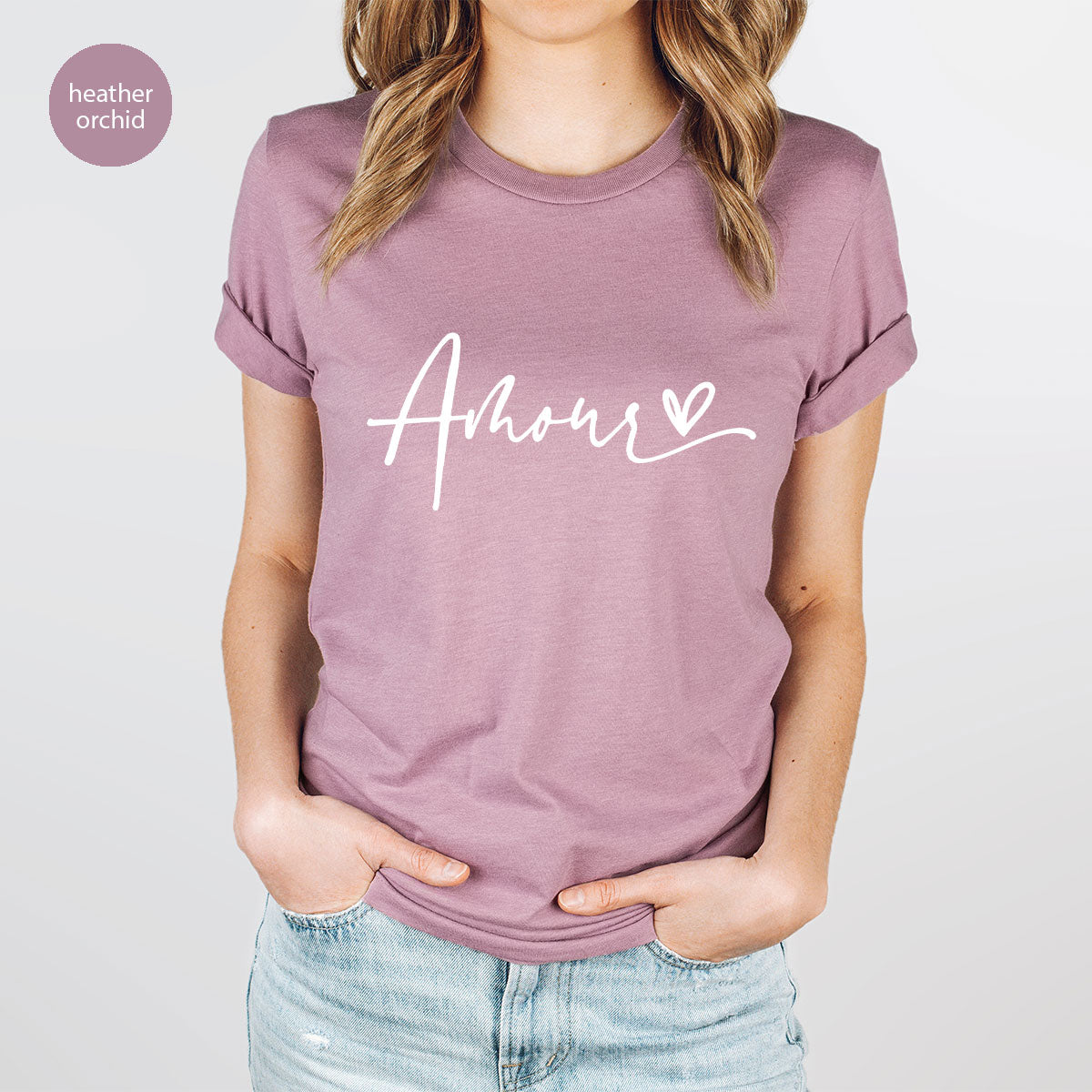 Among T-Shirt, Love Shirt, Heart Valentine's Tee product image 46