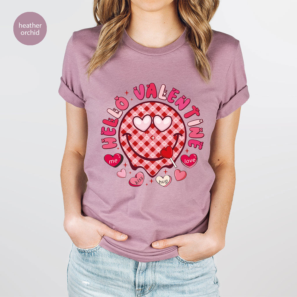 Hello Valentine Shirt, Valentine's Day Love Gift for My product image 30