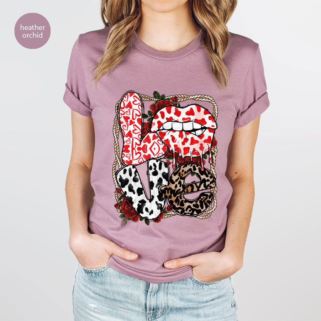 Love Shirt, Lovers Gift, Cool Valentine's Day T-Shirt product image 46