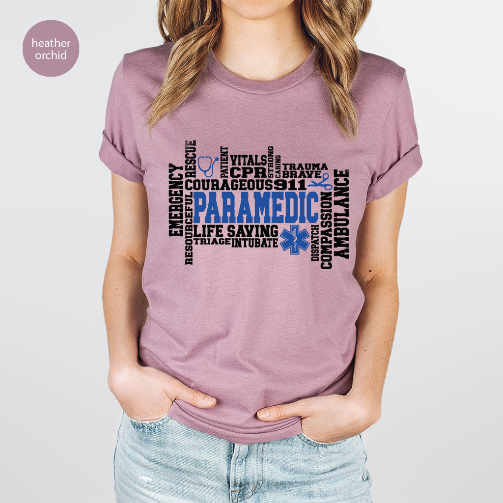 Paramedic T-Shirt, Ambulance Shirt, Life Saver Gift For product image 41