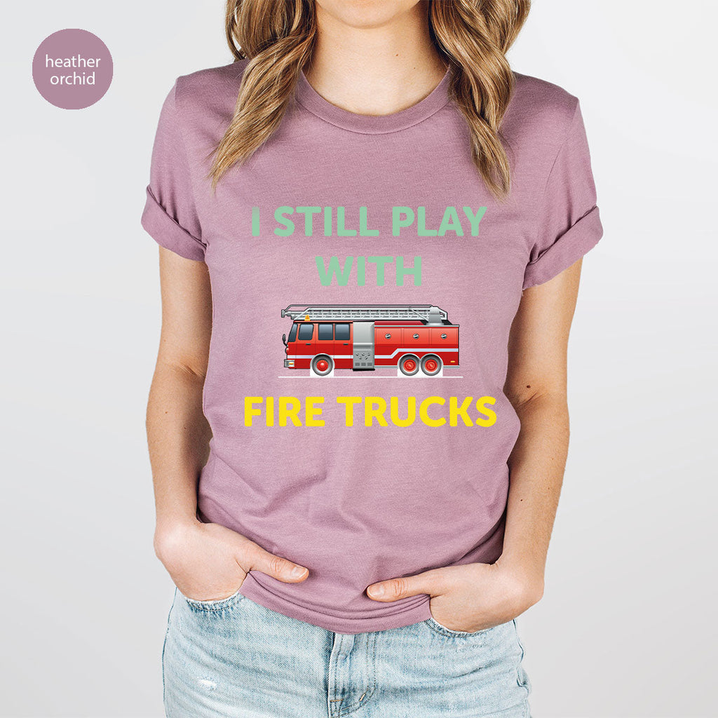 Fire Truck Shirt, Funny Fighter T-Shirt, Fireman Tee product image 48