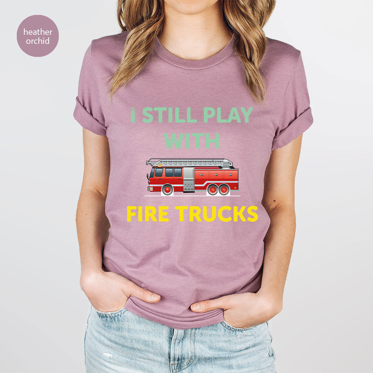 Fire Truck Shirt, Funny Fighter T-Shirt, Fireman Tee product image 48