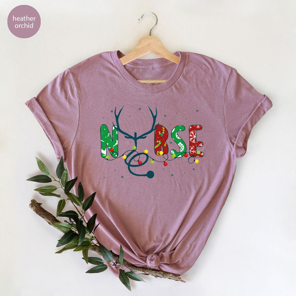 Christmas Nurse Shirt, Health Employee T-Shirt, Gift for product image 20