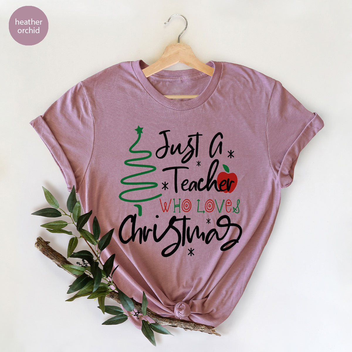 2023 Christmas Love Shirt, Just A Teach Who Loves Tee, Xmas product image 30