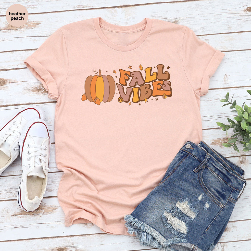 Fall Vibes Shirt, Thanksgiving 2022 T-Shirt, Tee product image 19