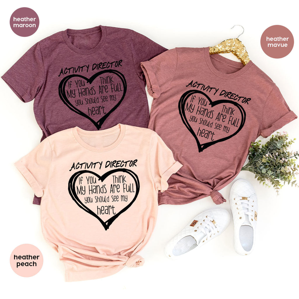 Activity Director Shirt, Love Heart Gift For Couples product image 34