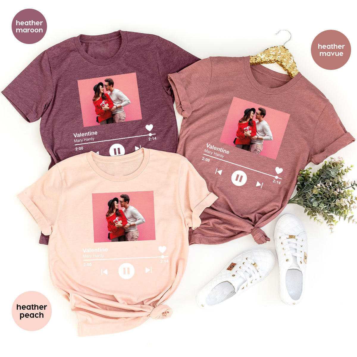Custom Photo Valentine's Day Shirt, Personalized Gift product image 107