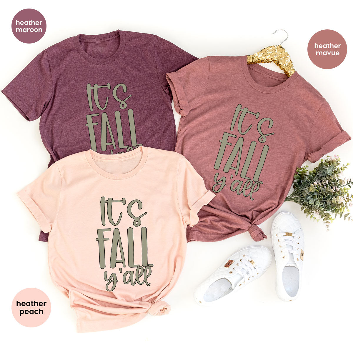Fall Crewneck Sweatshirt, Its Yall T-Shirt, Gifts, for Her product image 105