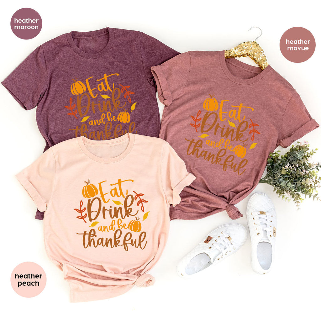 Cute Pumpkin T-Shirt, Fall Graphic Tees, Thankful Gifts product image 66