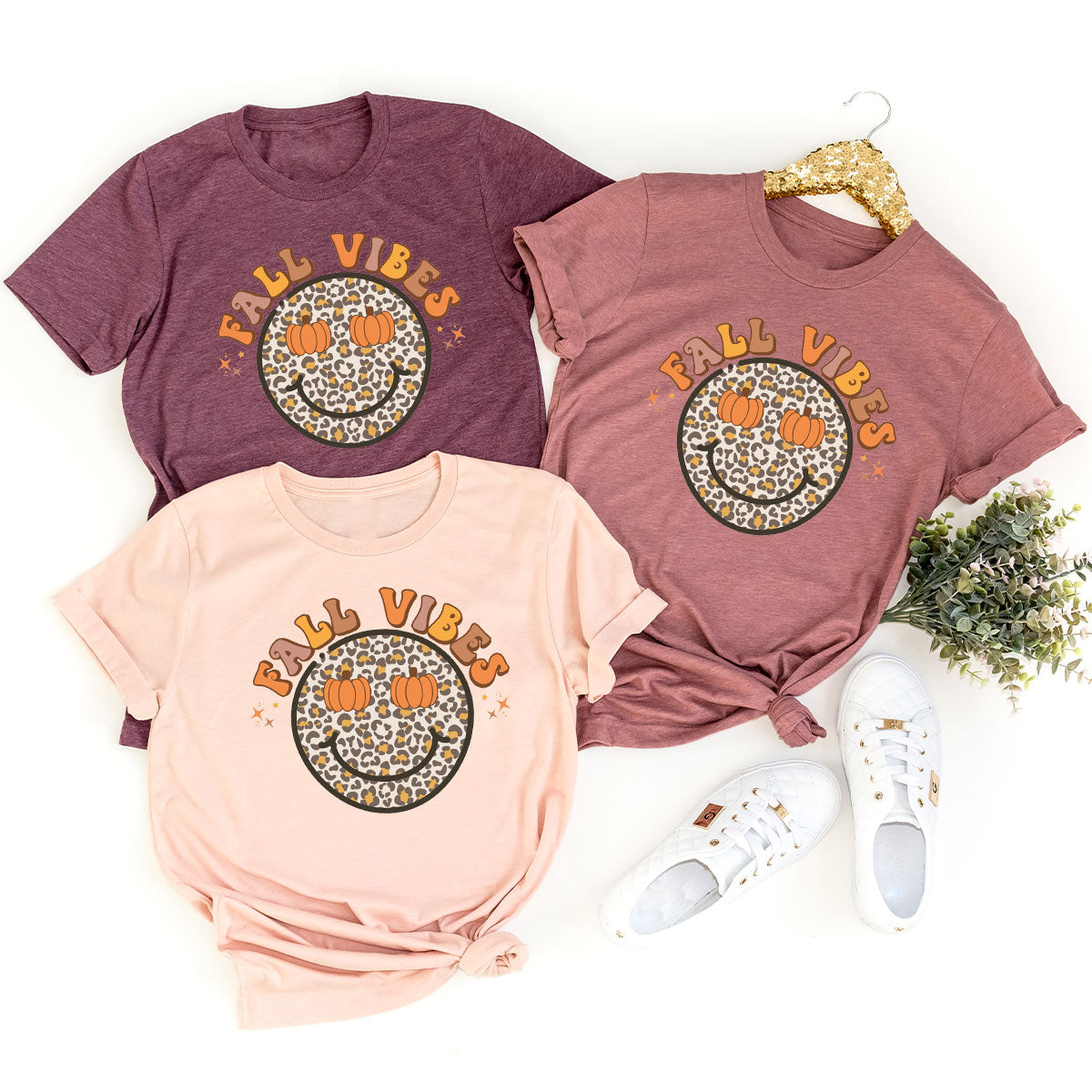 Fall Vibes Smile Shirt, 2022 T-Shirt, Funny Thanksgiving product image 24