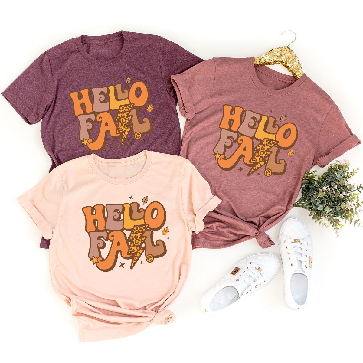 Hello Fall Shirt, Halloween T-Shirt, 2022 Hoodie, Long product image 32