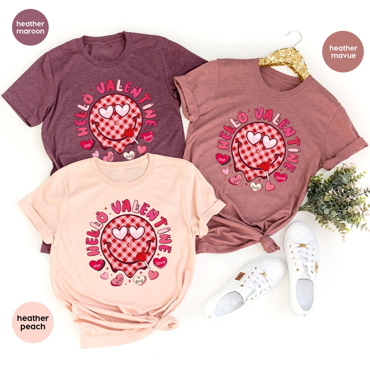 Hello Valentine Shirt, Valentine's Day Love Gift for My product image 31