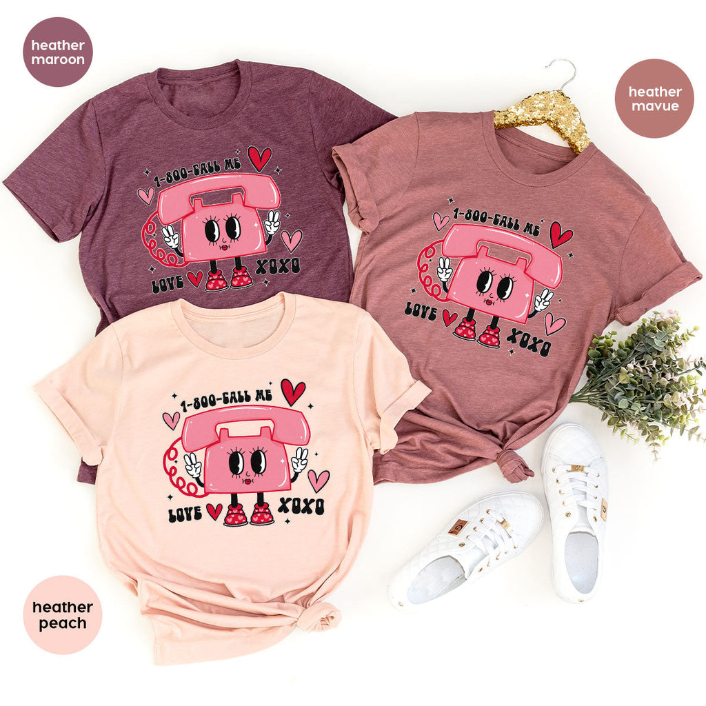 Call Me Lover Shirt, Funny Valentine's Day Cute Love T-Shirt product image 47
