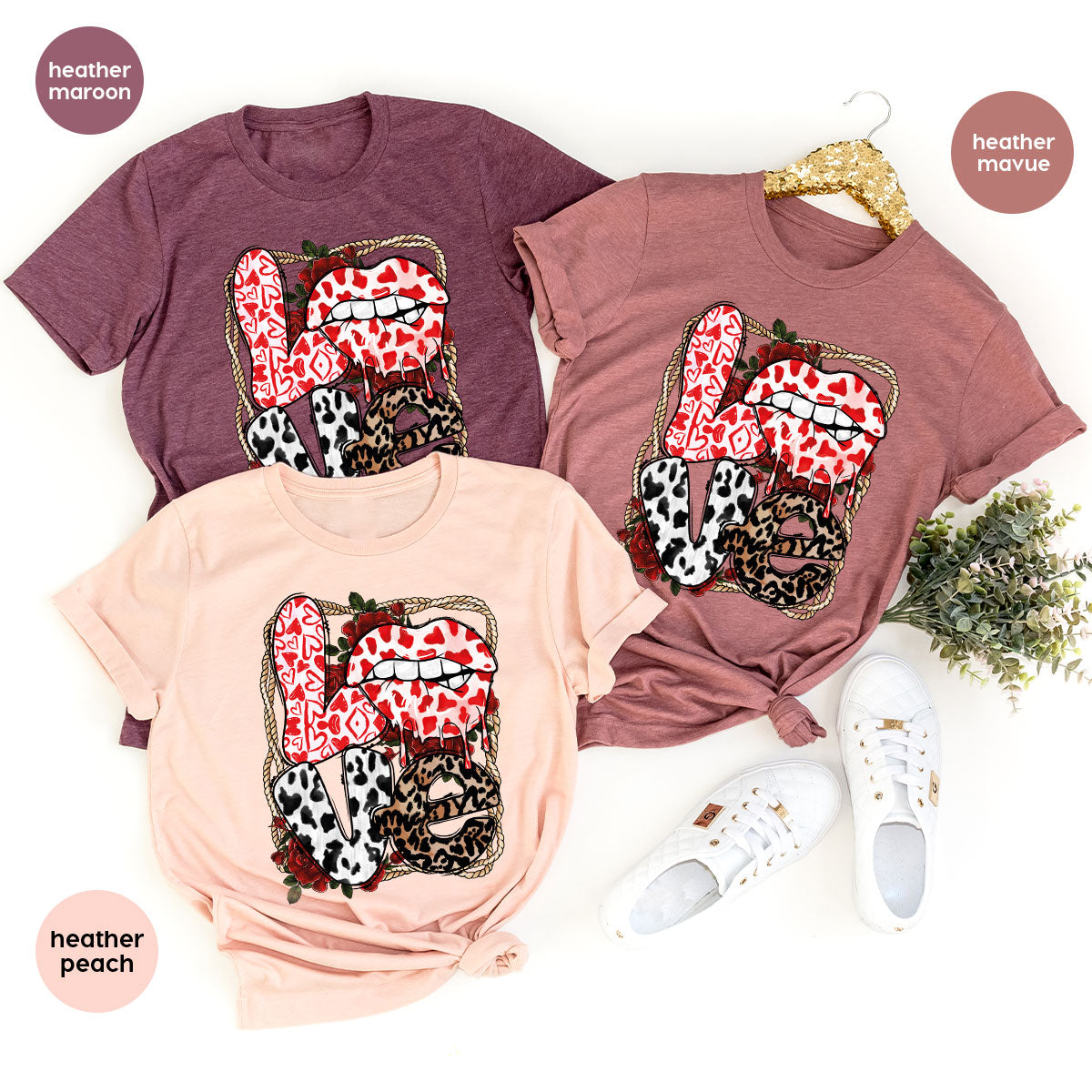 Love Shirt, Lovers Gift, Cool Valentine's Day T-Shirt product image 47