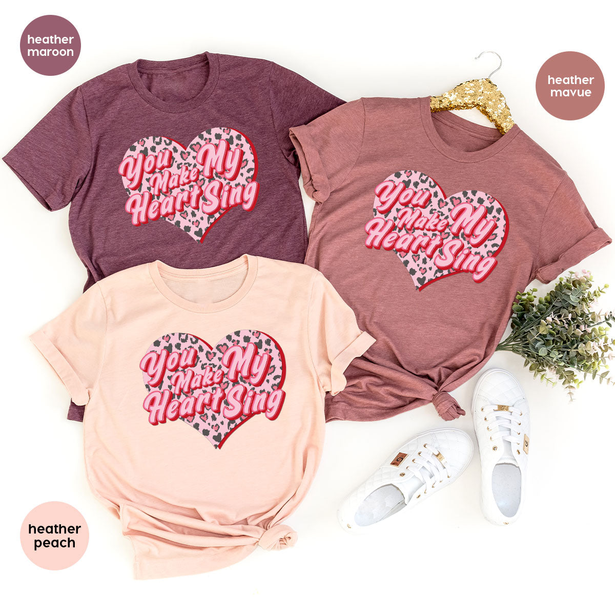 You Make My Heart Sing Shirt, Valentine's Day Romantic Gift product image 47