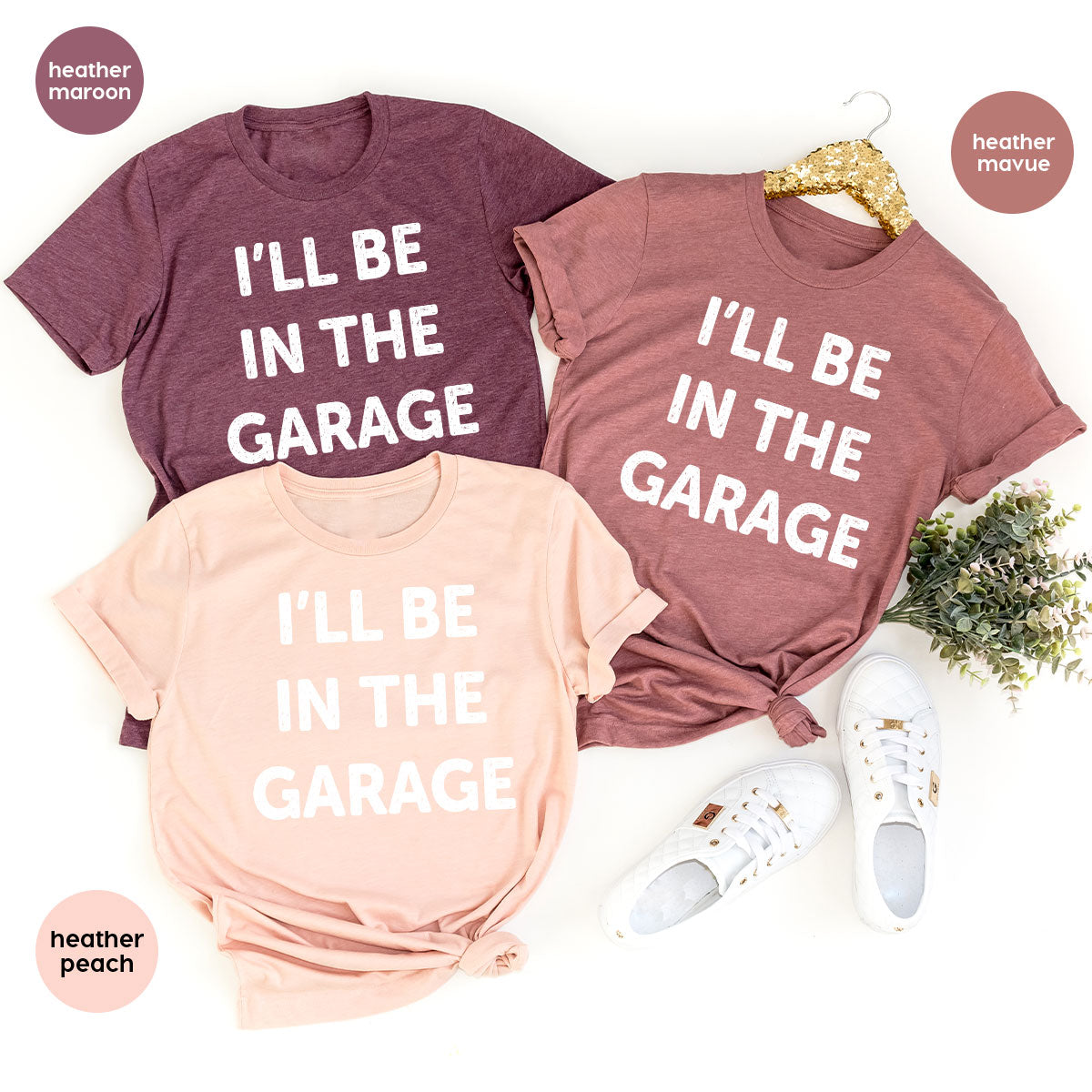 I'll Be In The Garage Shirt, Funny T-Shirt, For Men product image 26