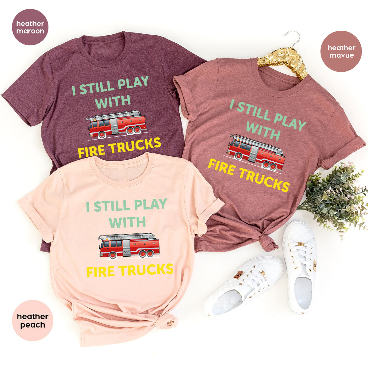 Fire Truck Shirt, Funny Fighter T-Shirt, Fireman Tee product image 49