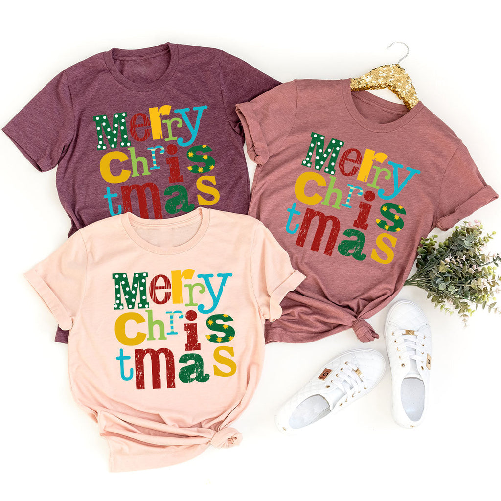 Merry Christmas Shirt, Family 2023 Tee, Xmas T-Shirt product image 21