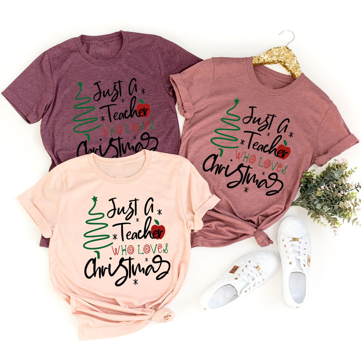 2023 Christmas Love Shirt, Just A Teach Who Loves Tee, Xmas product image 31