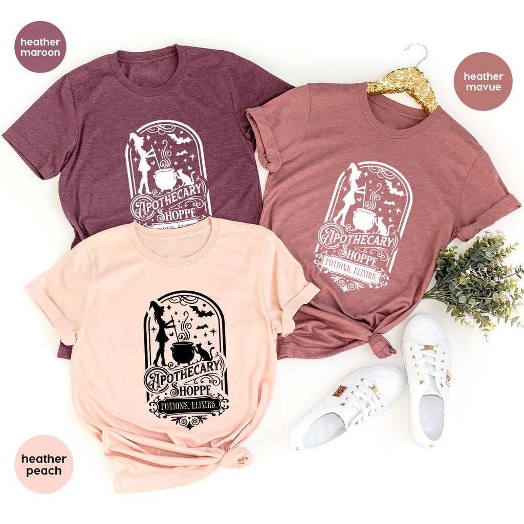 Funny Witch Shirt, Halloween Party Tshirt, Apothecary product image 105