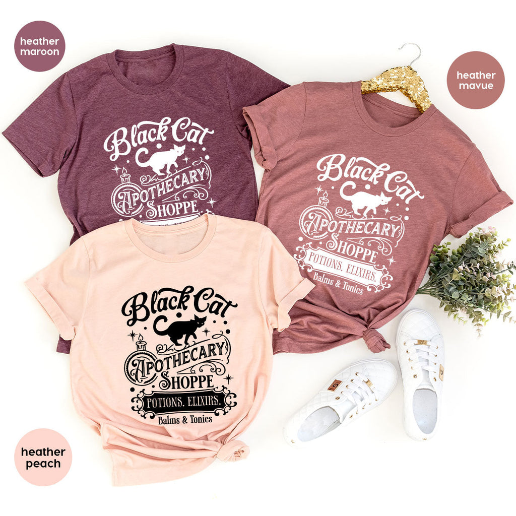 Halloween Party T-Shirt, Spooky Sweatshirt, Gifts, Cat product image 24