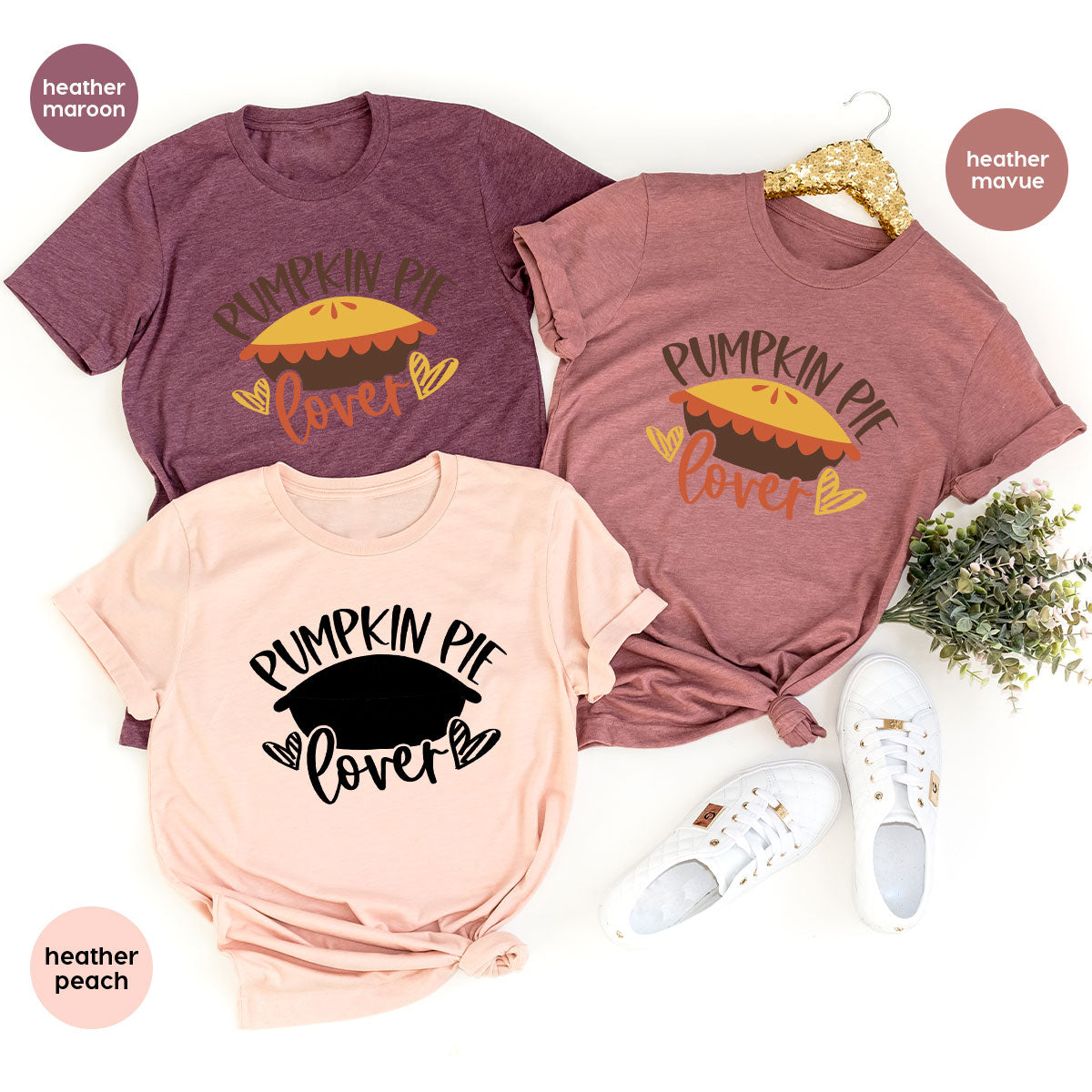 Kids Thanksgiving Shirts, Pumpkin Pie Graphic Tees, Gift product image 55