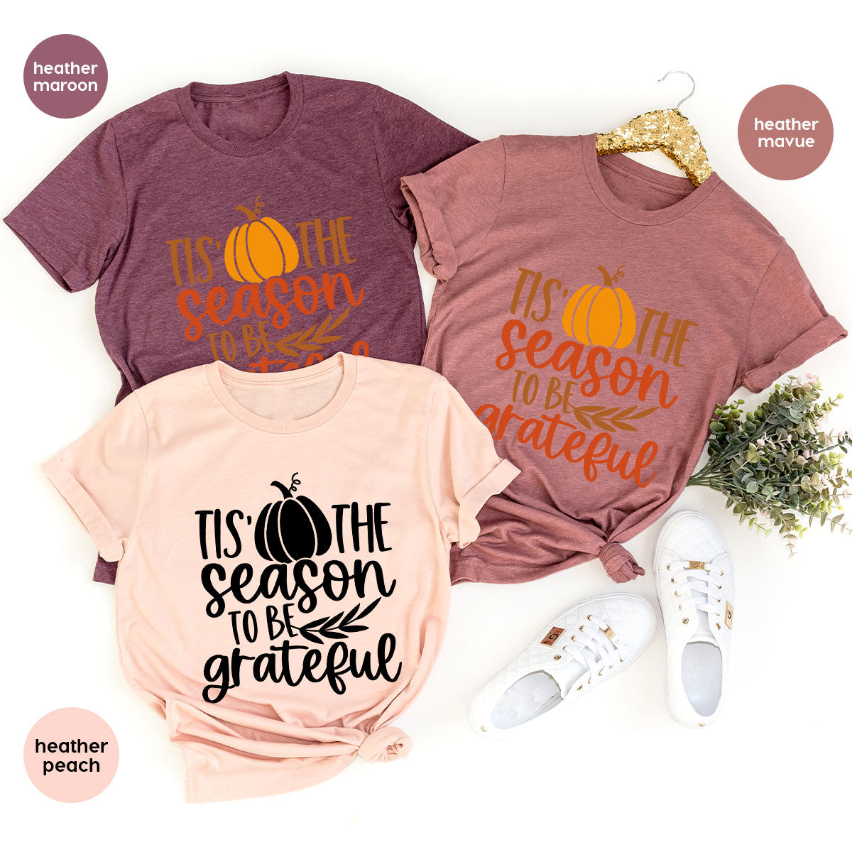 Fall T-Shirt, Autumn Crewneck Sweatshirt, Thanksgiving product image 106