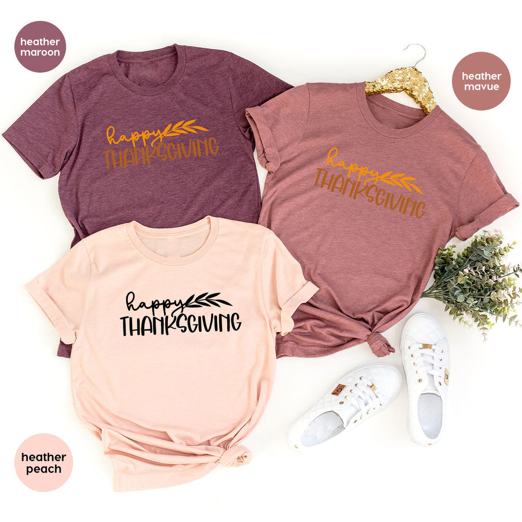 Happy Thanksgiving Shirt, Fall Crewneck Sweatshirt, Family product image 46