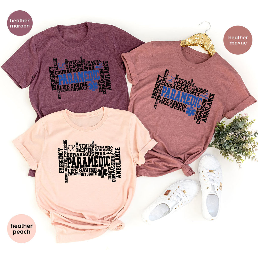 Paramedic T-Shirt, Ambulance Shirt, Life Saver Gift For product image 42