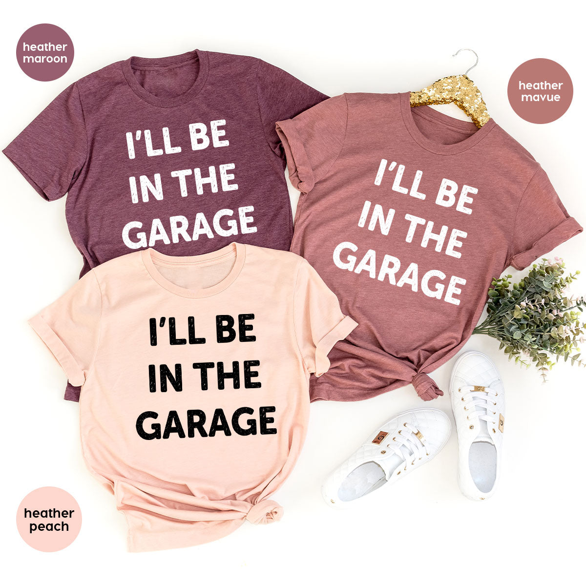 I'll Be In The Garage Shirt, Funny T-Shirt, For Men product image 27
