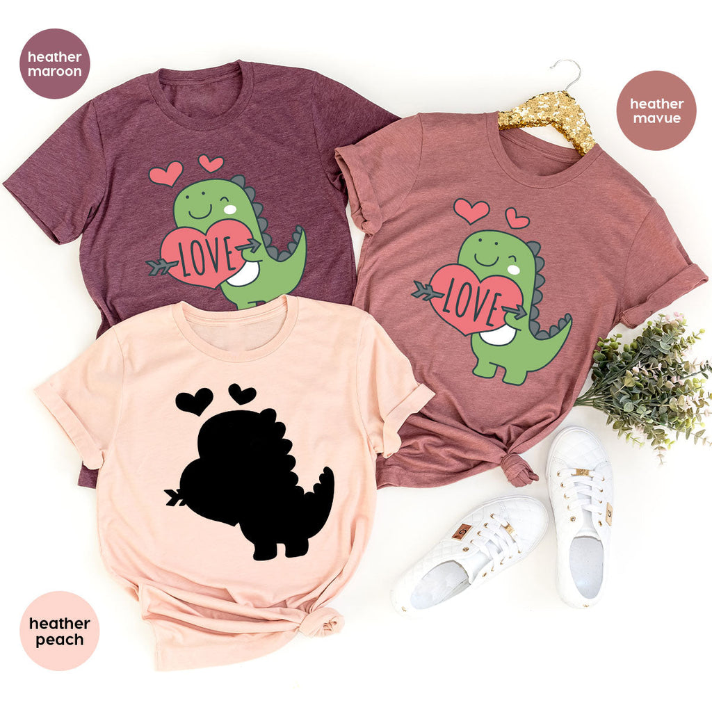 Love Shirt, Lovely Dinosaur Valentine's Day Special For product image 34