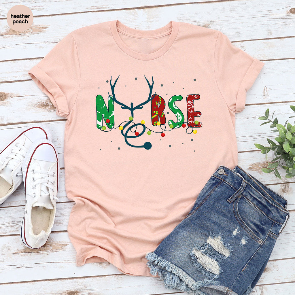 Christmas Nurse Shirt, Health Employee T-Shirt, Gift for product image 22
