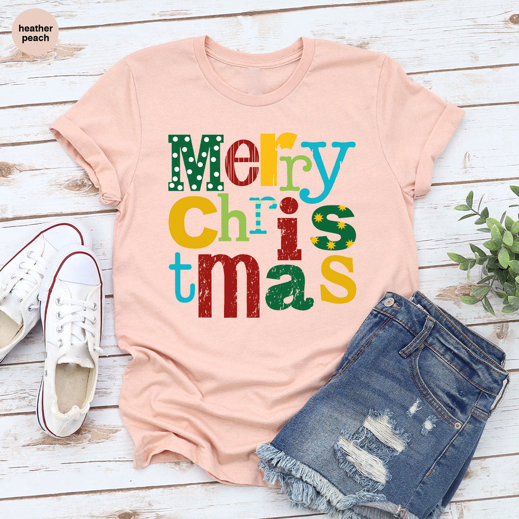 Merry Christmas Shirt, Family 2023 Tee, Xmas T-Shirt product image 22
