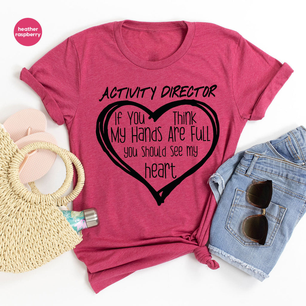 Activity Director Shirt, Love Heart Gift For Couples product image 35