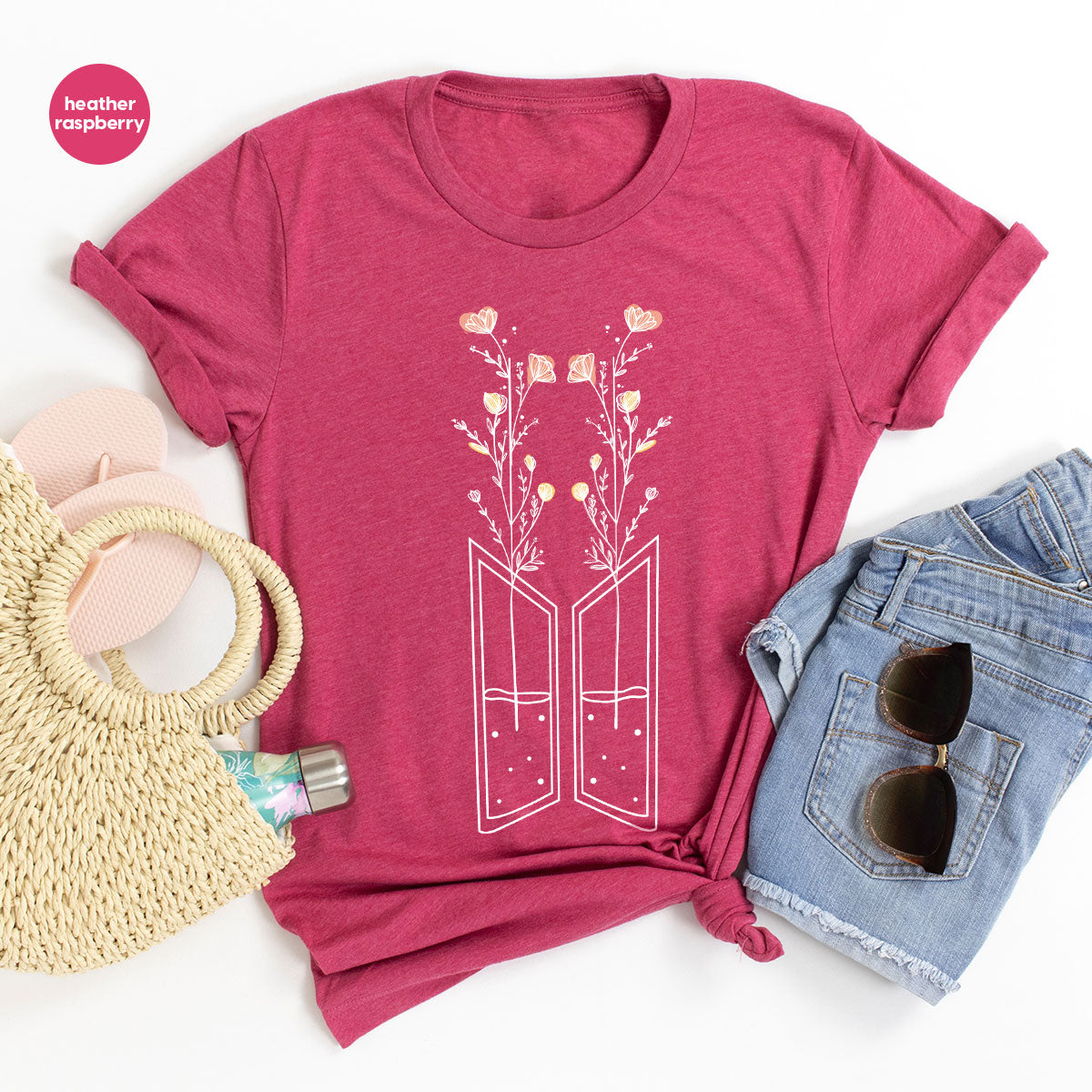 Heart Tree Shirt, Window of Love Valentine's Day Design product image 45