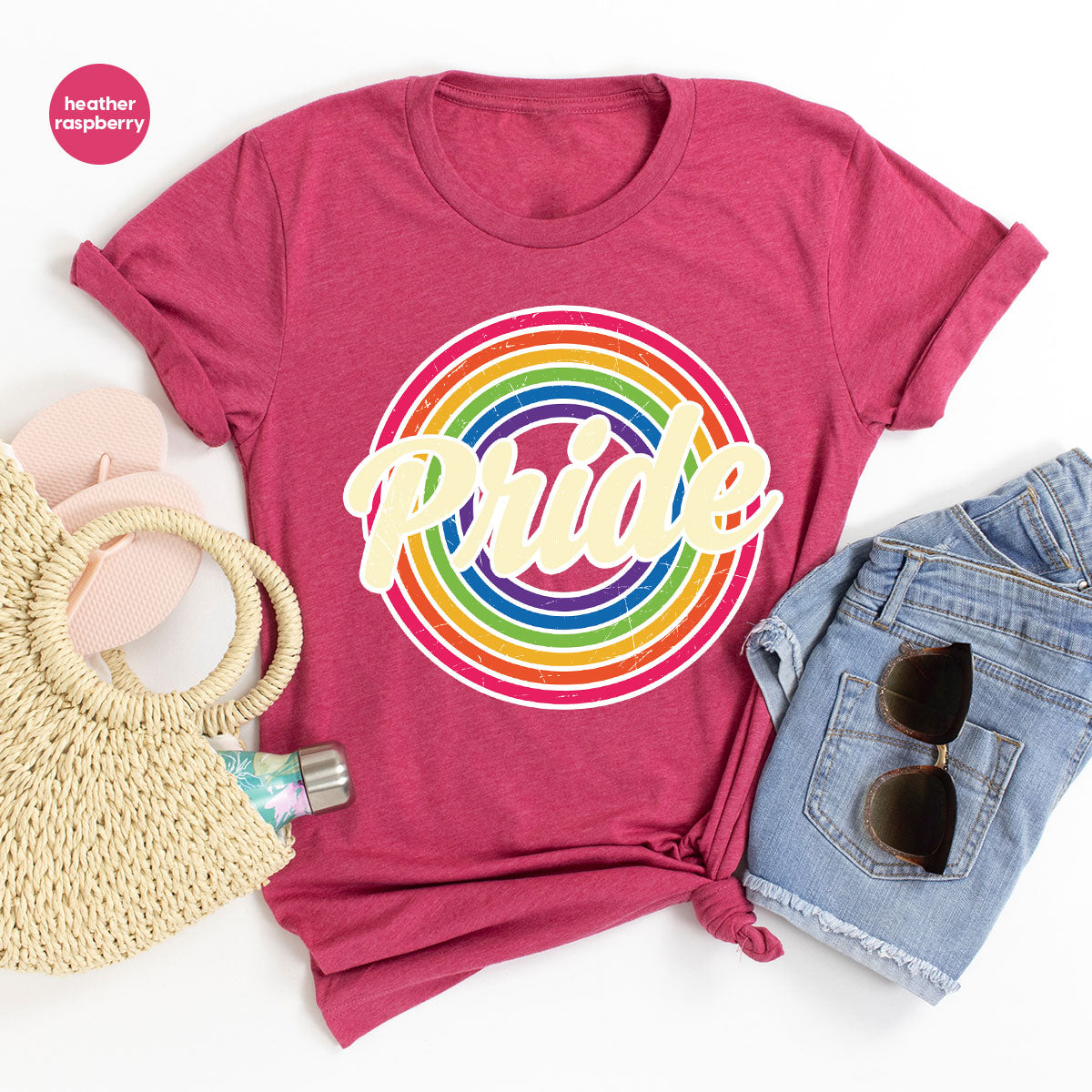 Pride Shirt, LGBT T-Shirt, Tee, Rainbow Graphic product image 45