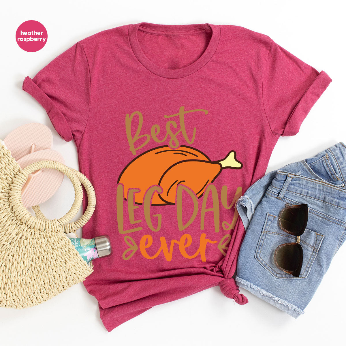 Funny Thanksgiving Shirts, Turkey Graphic Tees, Fall product image 45