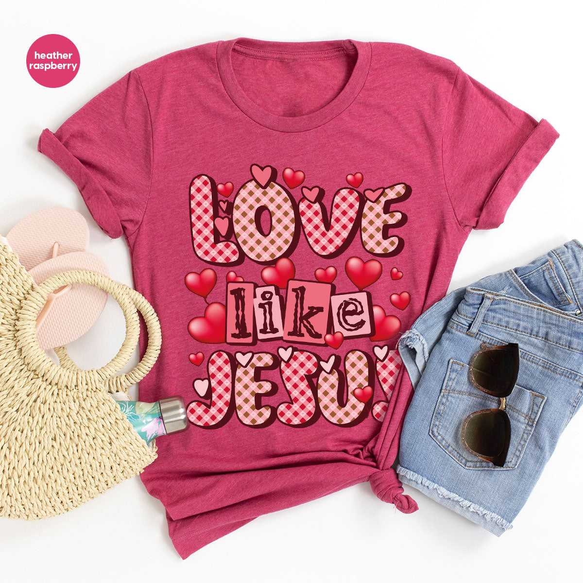 Love Like Jesus Shirt, Valentine's Day Best Gift for Lovers product image 48