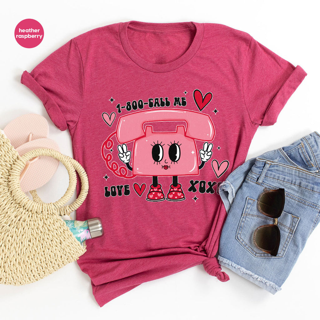 Call Me Lover Shirt, Funny Valentine's Day Cute Love T-Shirt product image 48