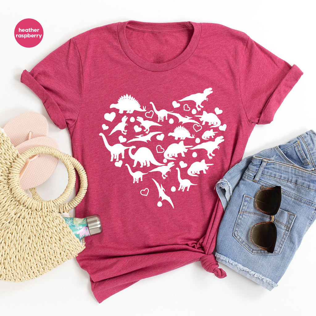 Dinosaur Shirt, Valentine T-Shirt, 2023 Gift product image 42