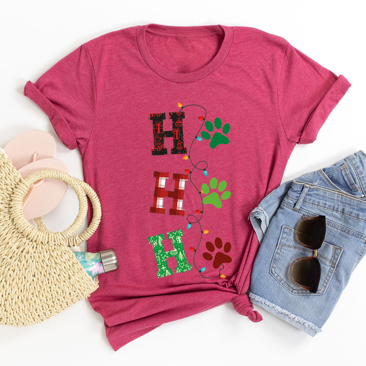 Christmas Cat Shirt, Santa Clause T-Shirt For Mom, Pet product image 33