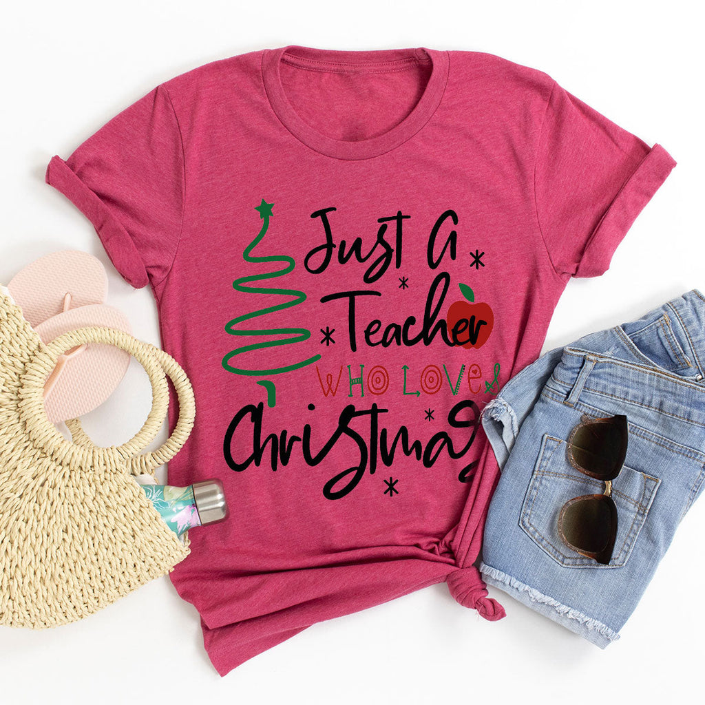 2023 Christmas Love Shirt, Just A Teach Who Loves Tee, Xmas product image 33